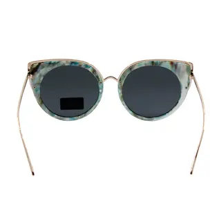 New Design Fashionable Mirror Plastic Retro Cat Eye Sunglasses for Men